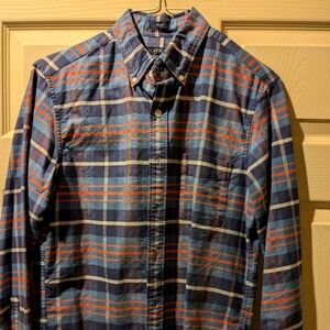 JCrew Factory flex Oxford, slim, long sleeve shirt size small.
